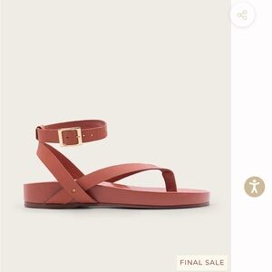 Kaanas “Koko Brick” Leather Sandals 8 NWT